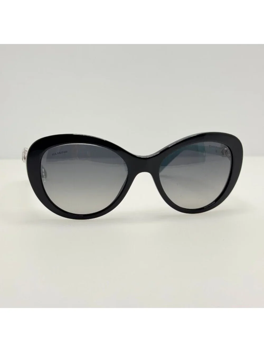 Tiffany Sunglasses TF 4059 8001/T3 Black Polarized Italy 54-18-130